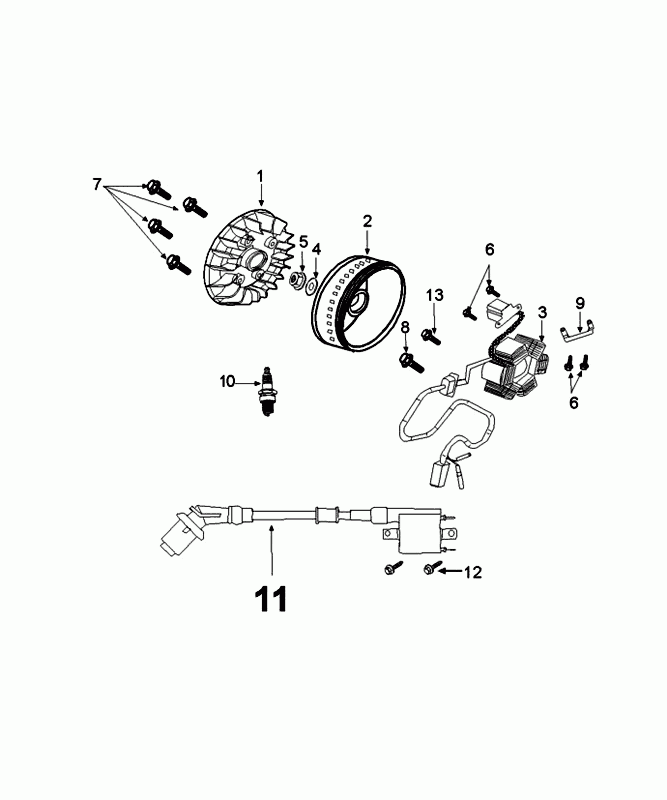 Pièce d'allumage Peugeot Tweet Evo Euro4