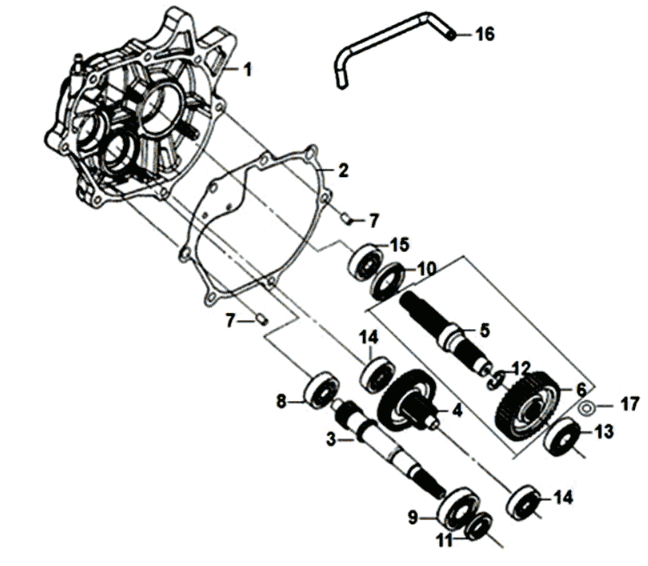 Arbres de transmission Sym Jet 14 125I E4