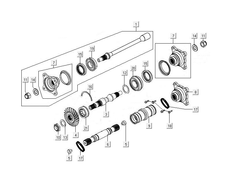 Entraînement Kymco MXU 400