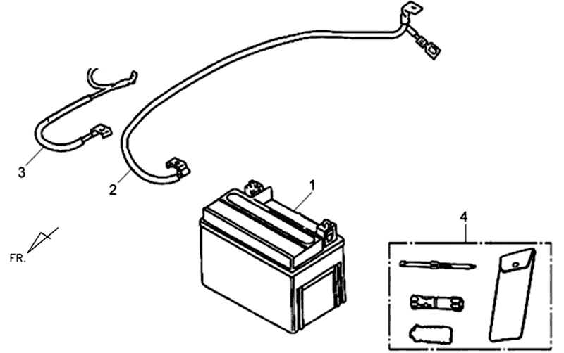 Batterie - Ensemble d'outils à champagne Sym Allo (WH871)