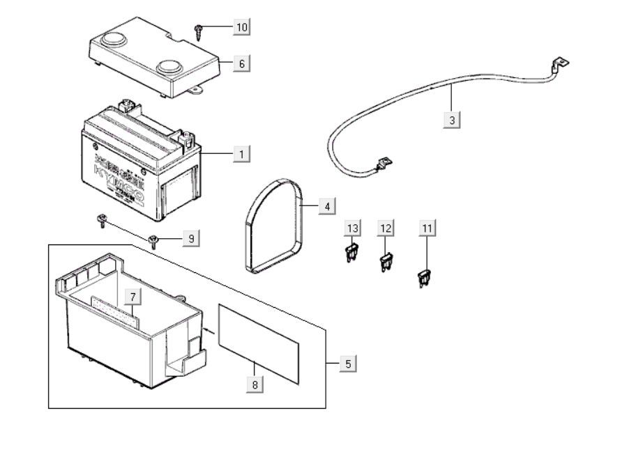 Batterie Kymco People S 300i