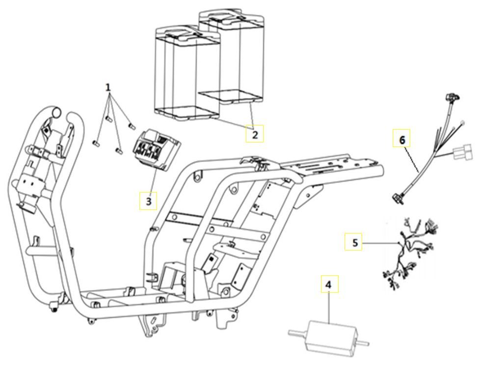 Batterie+chargeur+contrôleur Goccia GEV2000