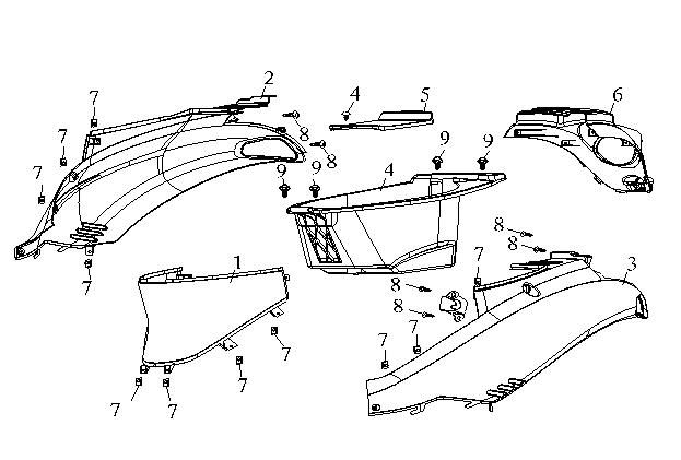 Capuchons centraux arrière China Fashion noir