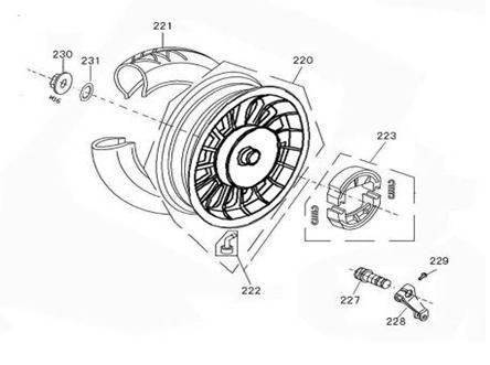 Roue arrière AGM Joy noire