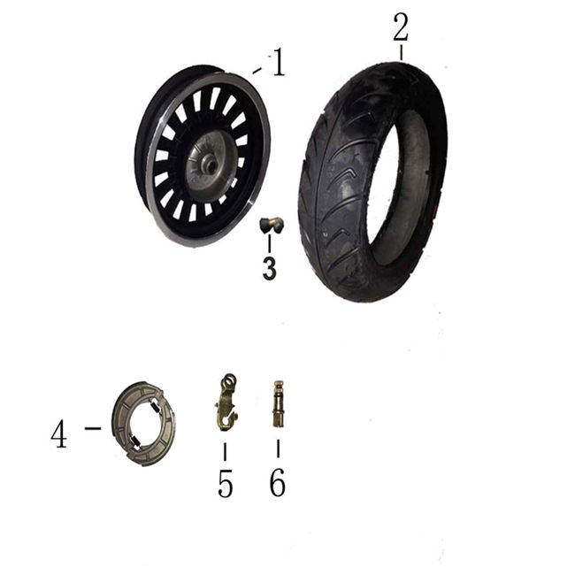 Roue arrière BTC Ceo New