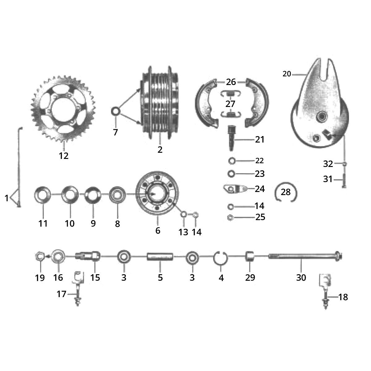 Vélo de route Zundapp C50 Sport 517-21LA