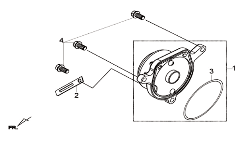 Coque ABS E3 2014-2016 pour Sym Joymax 300I