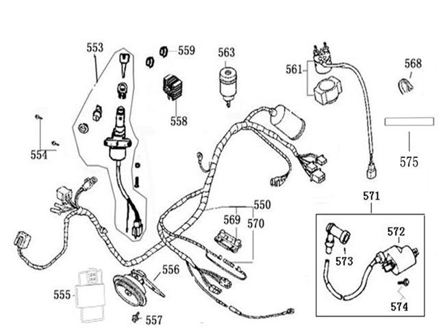 Faisceau de câblage de verrouillage d'allumage AGM New Flash (EURO 2 ; pour 2018)