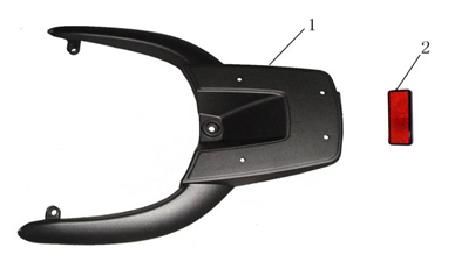 Porte-bagages China LX noir