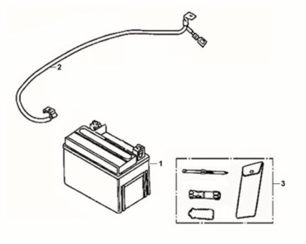 Boîte à outils à batterie Sym Jet 14 50I E5
