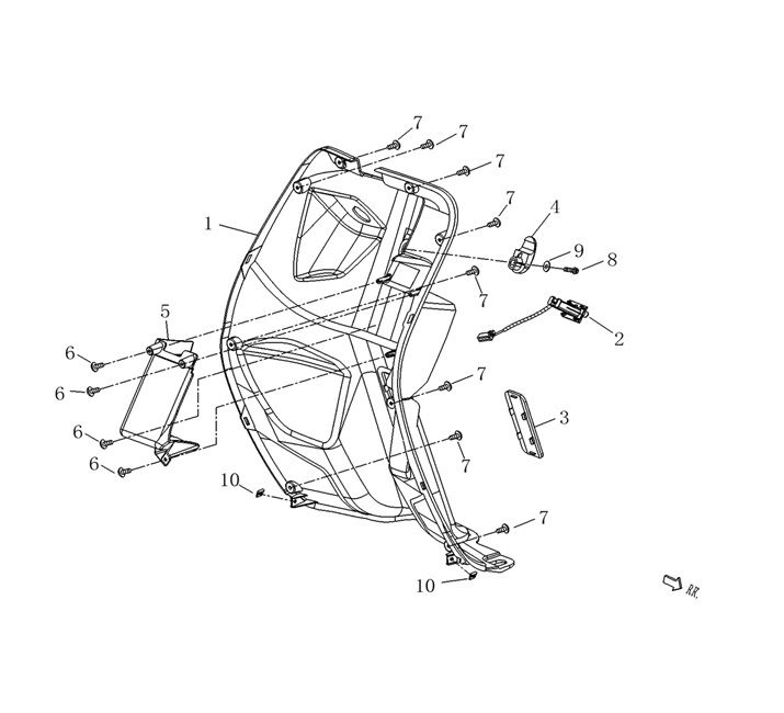 Pièces de tablier Agm Qube