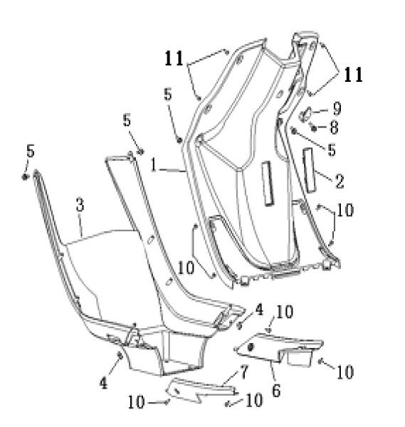 Tablier Generic Cracker limited blanc 2009 2 temps