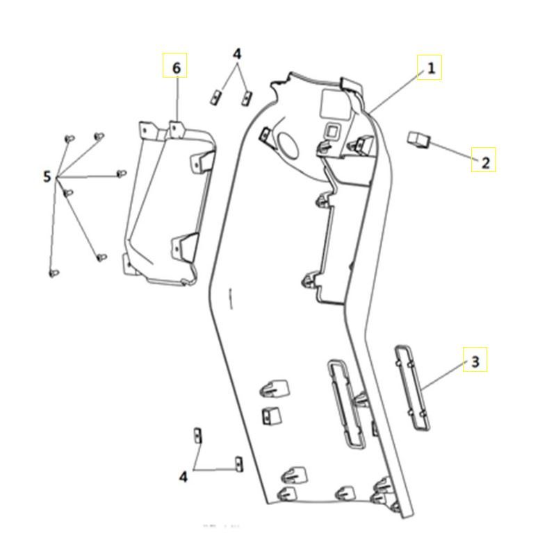 Protège-jambes Goccia GEV2000-Beenschild Goccia GEV2000