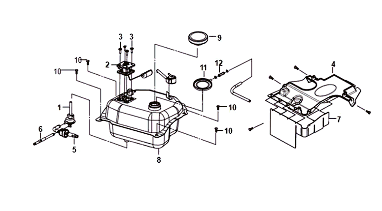Flotteur essence Sym Jet 14