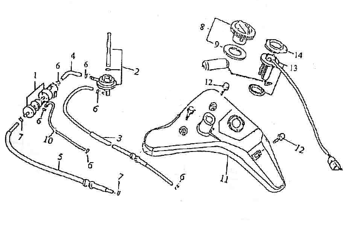 Réservoir de carburant Edwards Tomorrow Grande Retro 125cc