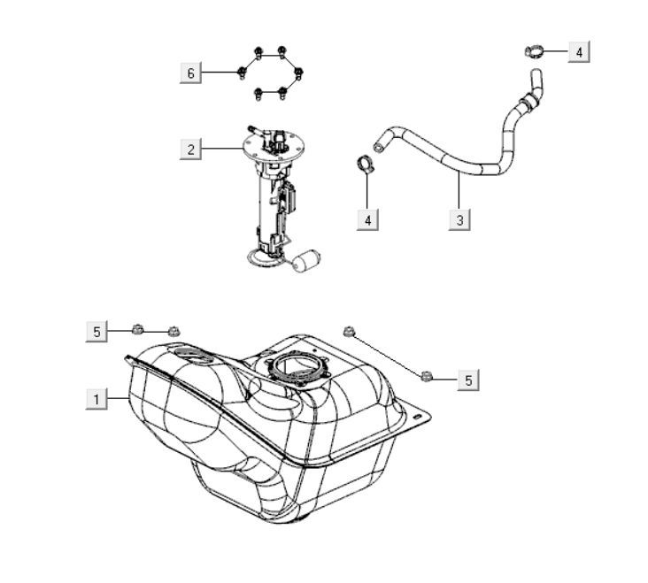 Réservoir de carburant Kymco Downtown 300i gris foncé