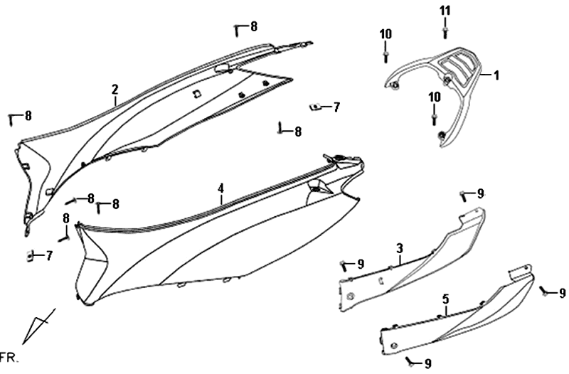 Placage Sym Symphony (WH871) blanc
