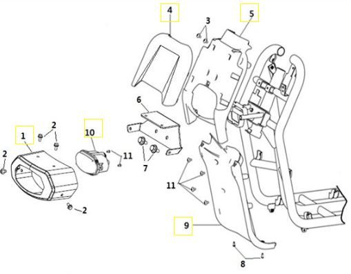 Placage avant Goccia GEV2000