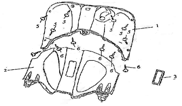 Capot intérieur Viraggio Retro (Sensa) 125cc
