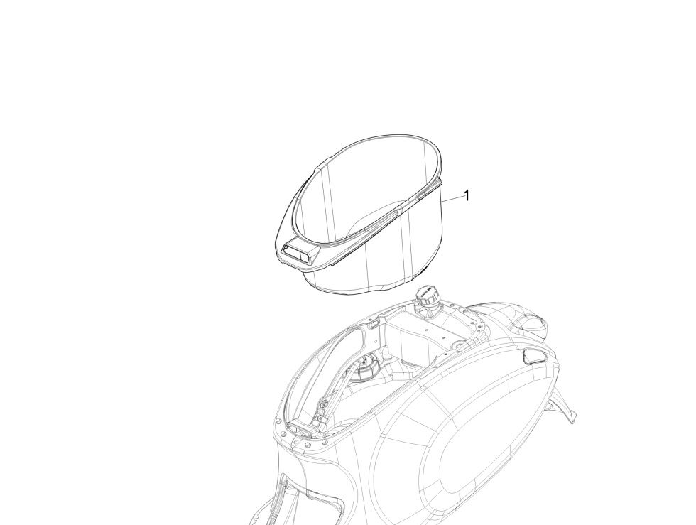 Sellebak Vespa Primavera 4 temps 3V (injection euro5 IGET)