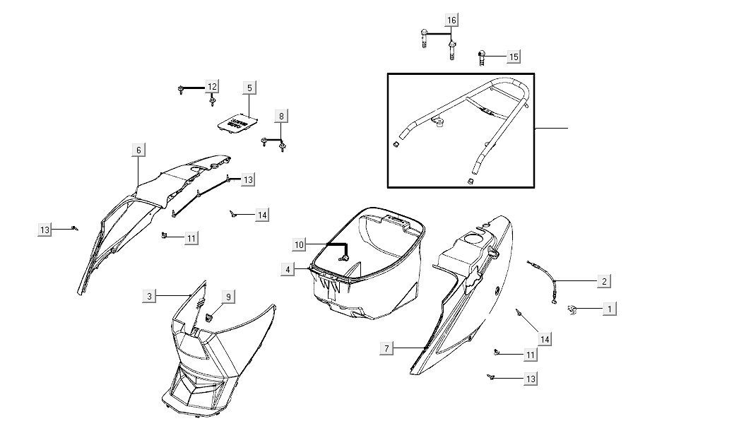 Sellebak Kymco Agility FR 12
