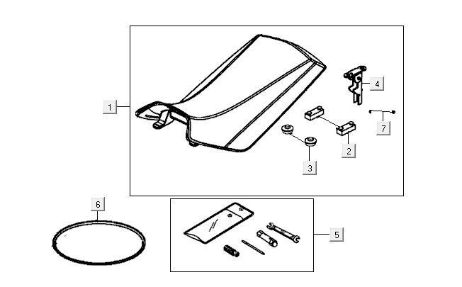 Selle Selle Kymco MXU 50
