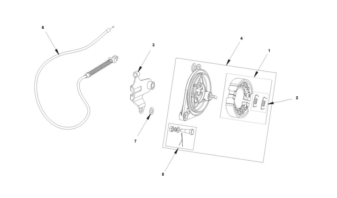Frein arrière Bye-Bike-Bye Bike Achterrem