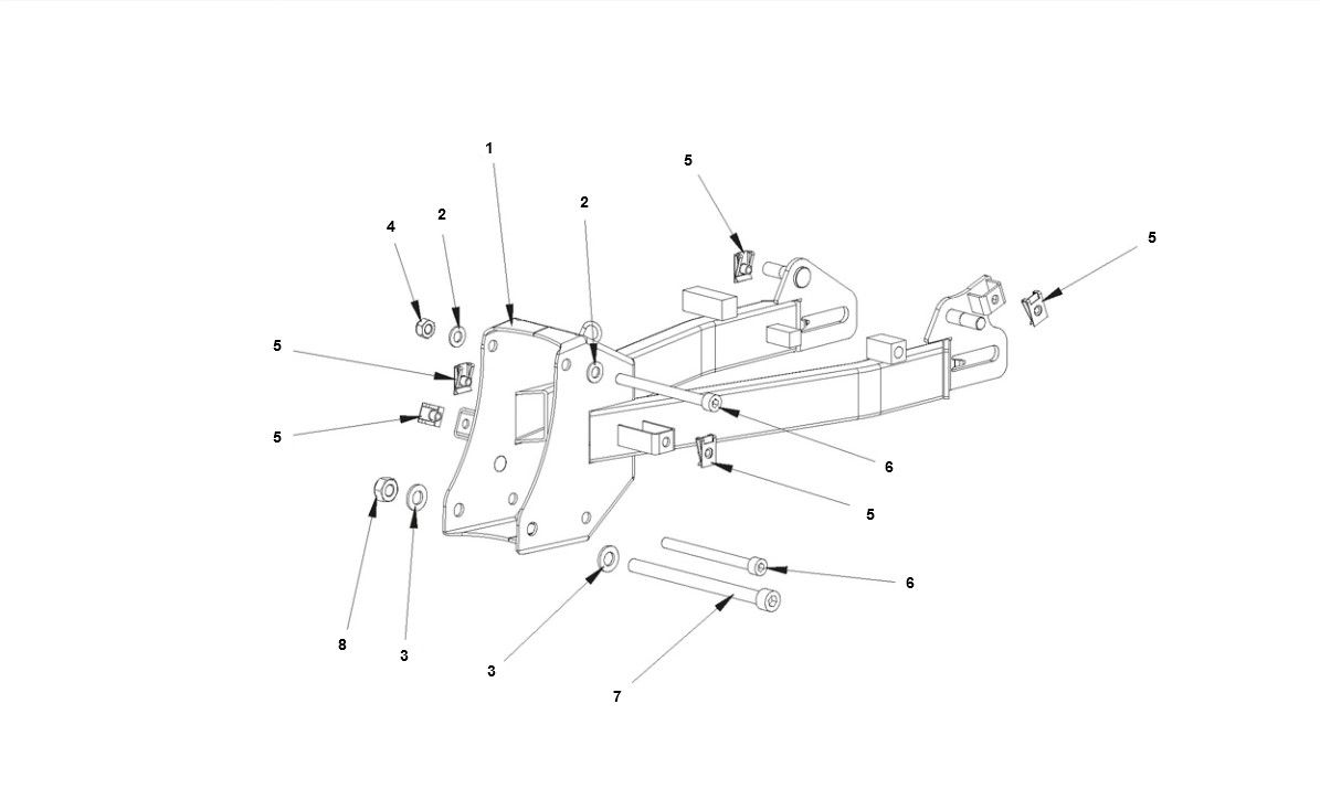 Bras oscillant Bye-Bike-Bye-Bike Achtervork