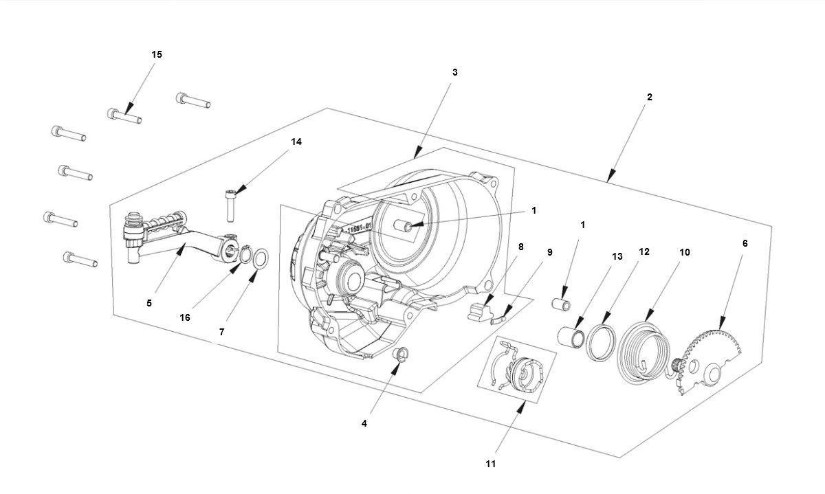 Couvercle de carter moteur Bye-Bike