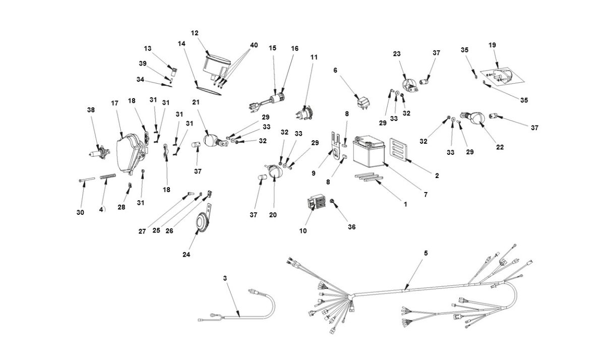 Pièces électriques Bye-Bike