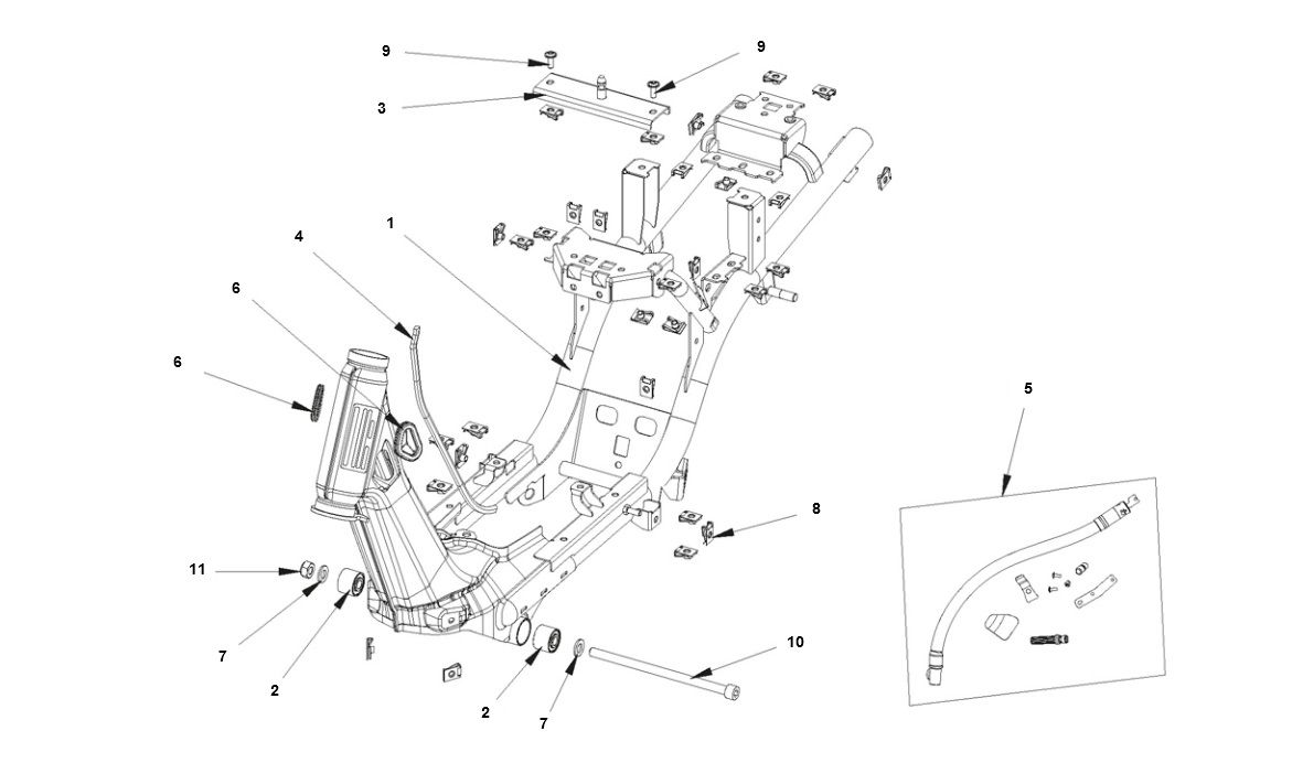 Cadre Bye-Bike-Bye Bike Frame