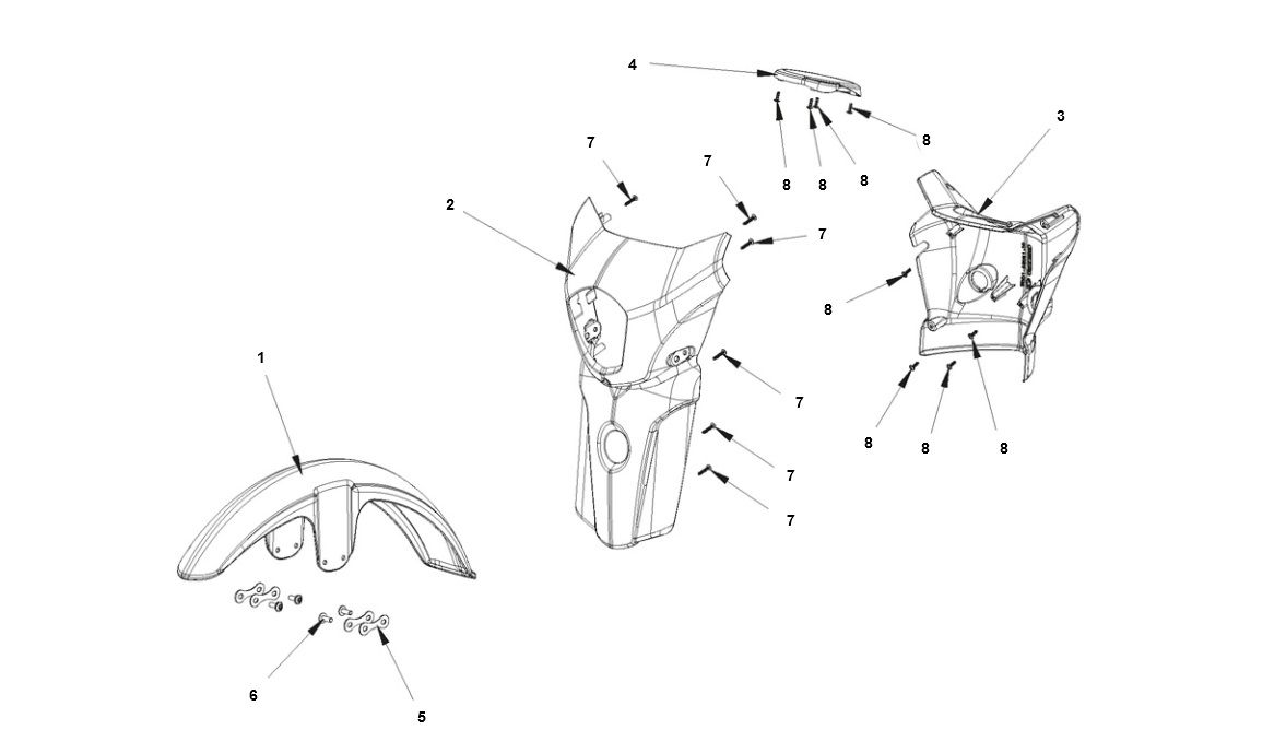 Garde-boue Bye-Bike-Bye Bike Spatbord