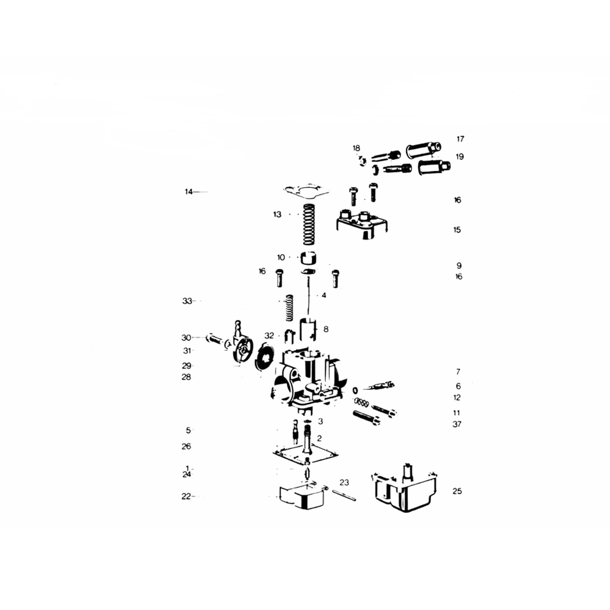 Carburateur Bing 15MM Zundapp GTS 50 529-026, 028, 029