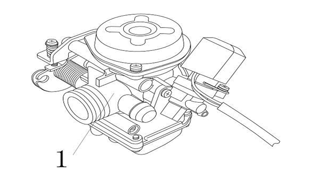 Carburateur China Ape50 marron