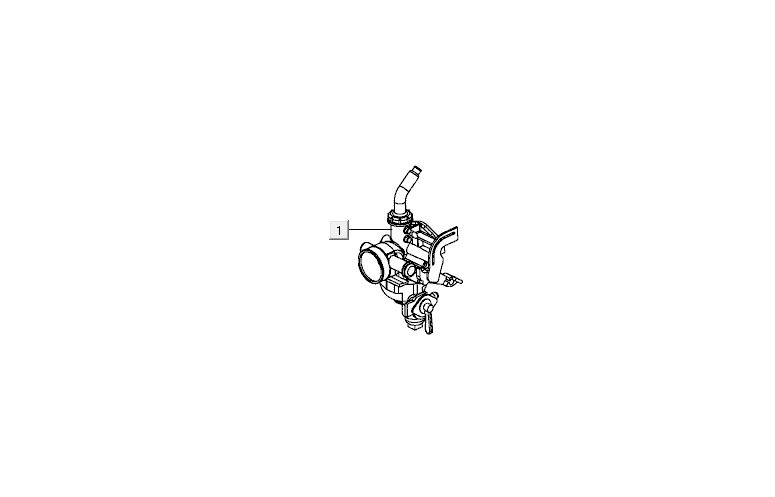 Carburateur Kymco Activ 50 4T AC argent