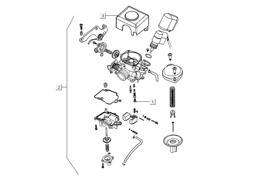 Carburateur Kymco Agility FR 12
