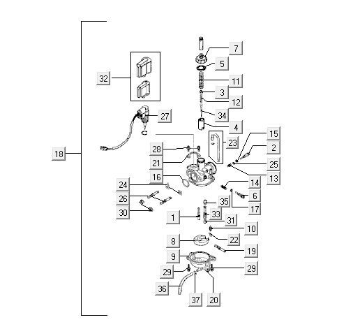 Carburateur Kymco MXU 50