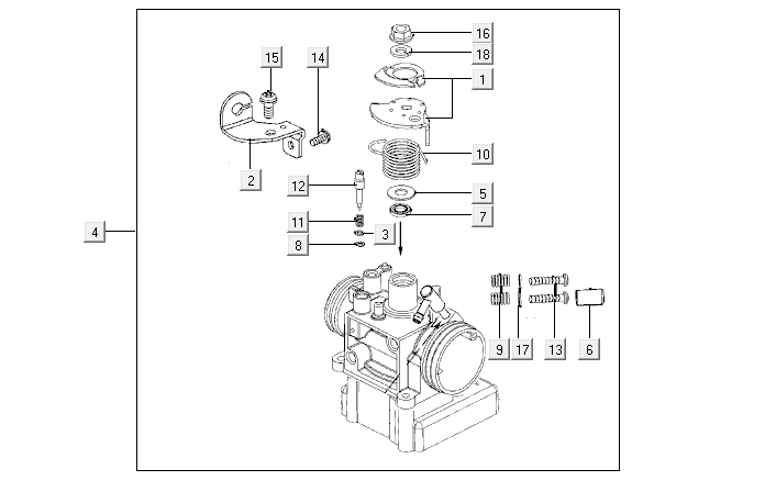 Carburateur Kymco Super8 Street 50i 4T AC Euro 4 noir mat