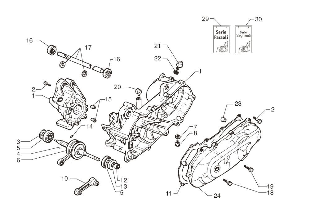 Vilebrequin Vilebrequin Yamaha Jog-R AC 2 temps