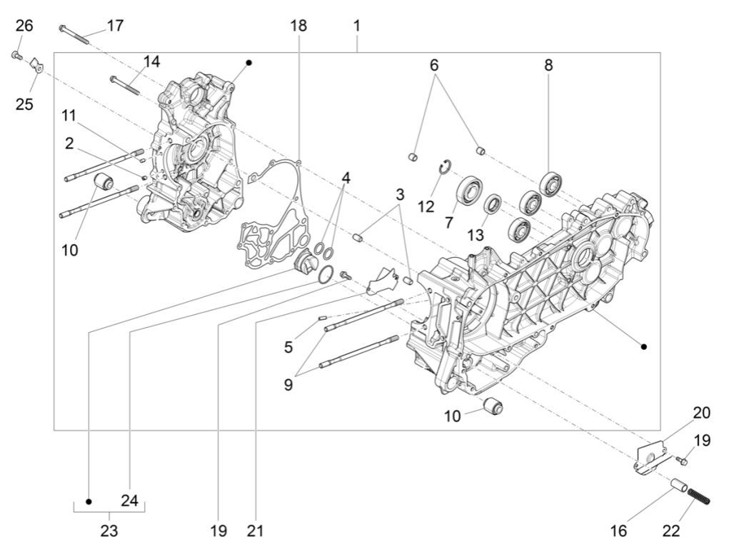 Carter Piaggio Liberty 125 4 temps 3V IE ABS (IGET Euro 5)