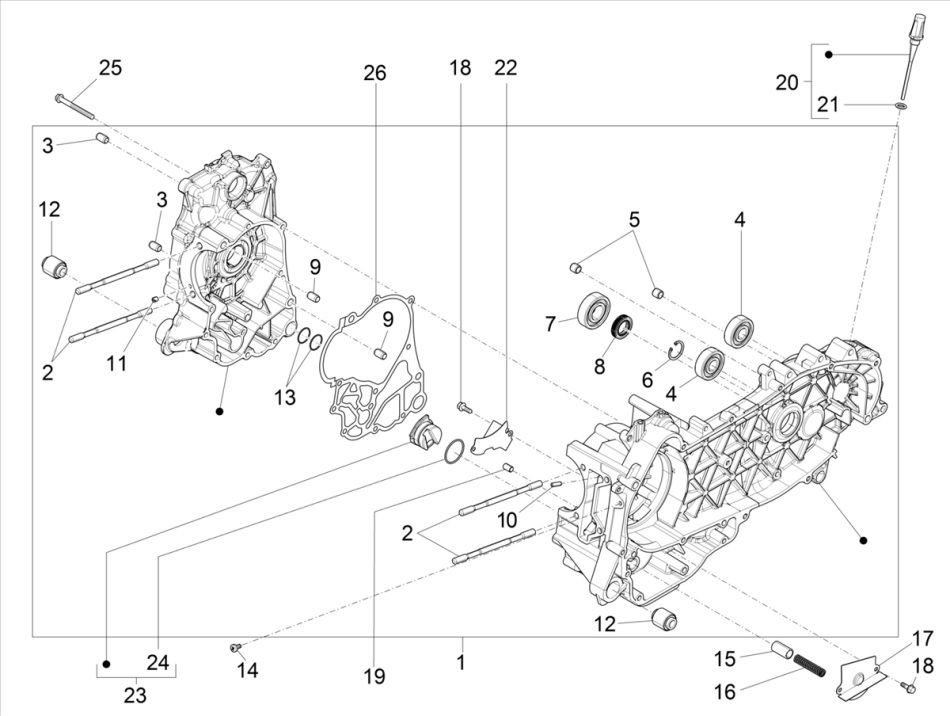Carter Vespa GTS 300 HPE 4V IE ABS Euro 4 2019
