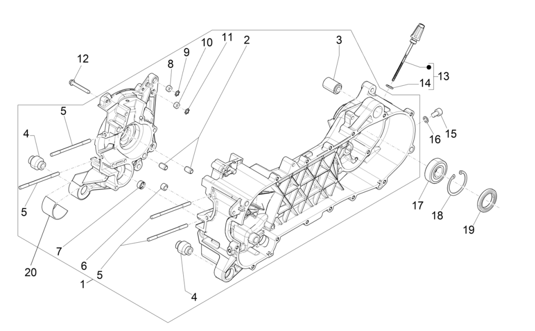 Carter Piaggio NRG Power 50 2 temps LC Euro 4