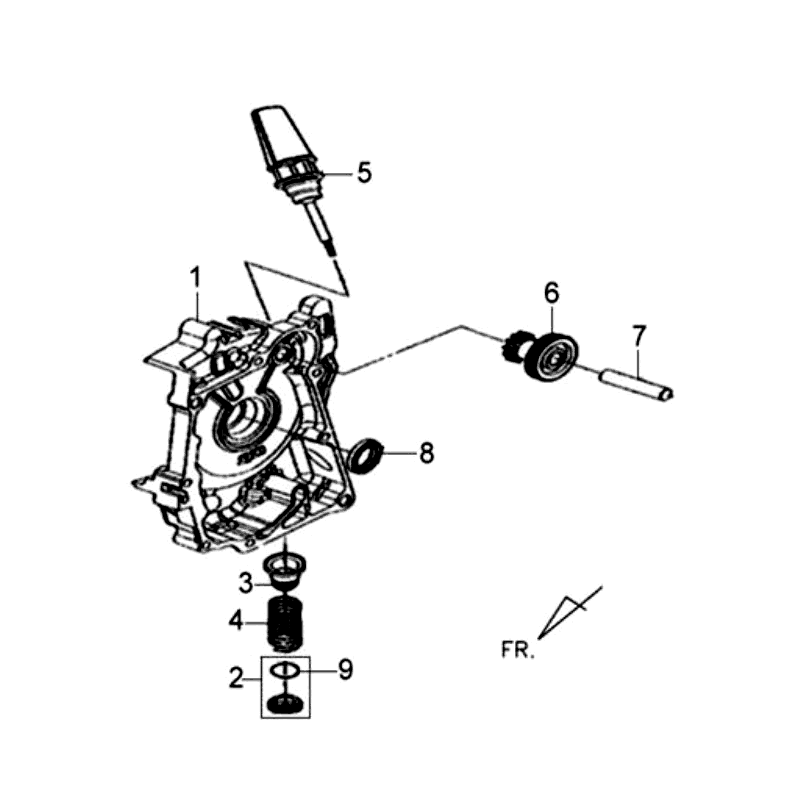 Tournevis de carter Sym Tonik (WH8018P) blanc