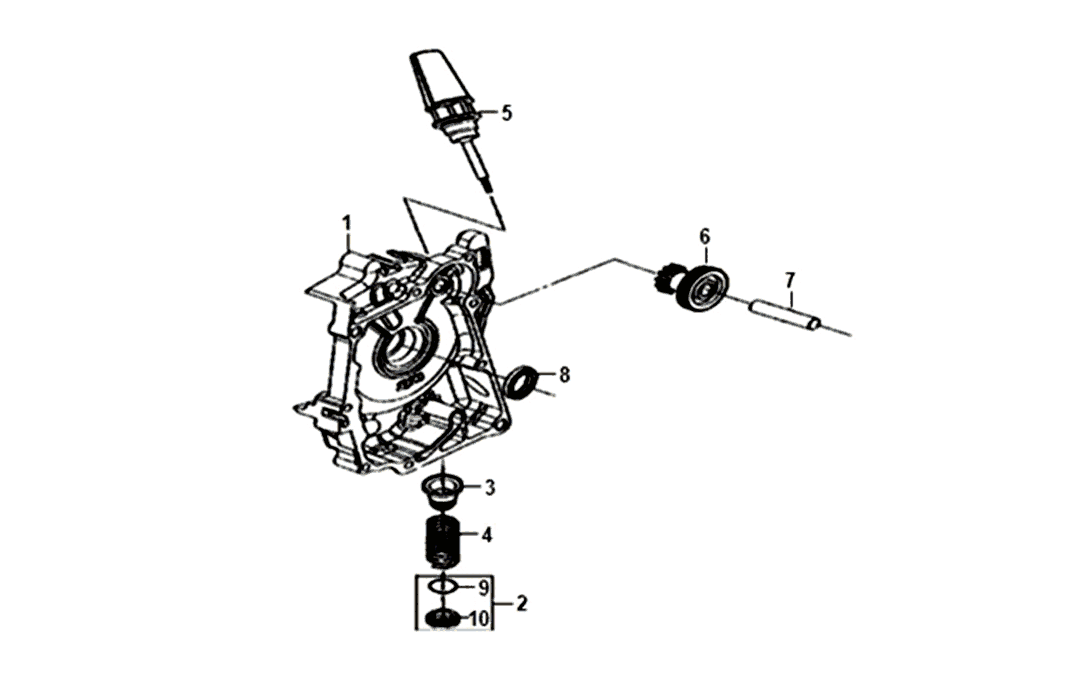 Carter moteur Sym Jet 14