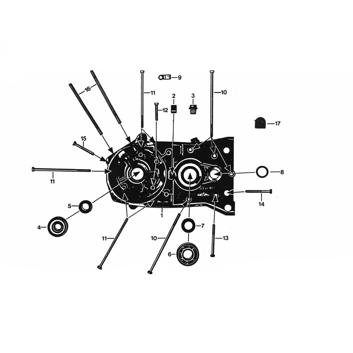 Demi-carter gauche Zundapp 530 tous types