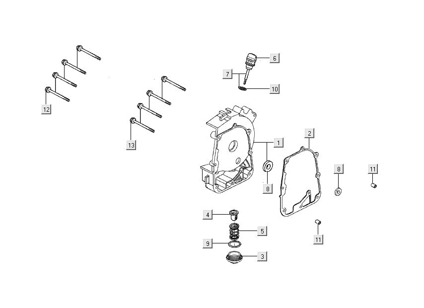 Carter 2 Kymco Super 8 Street 4 temps bleu