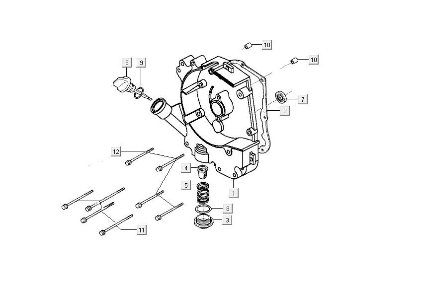 Carter d'huile Kymco Agility FR 12
