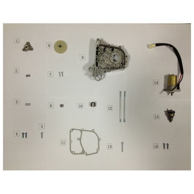 Carterhelft rechts + startmotor AGM VX50i