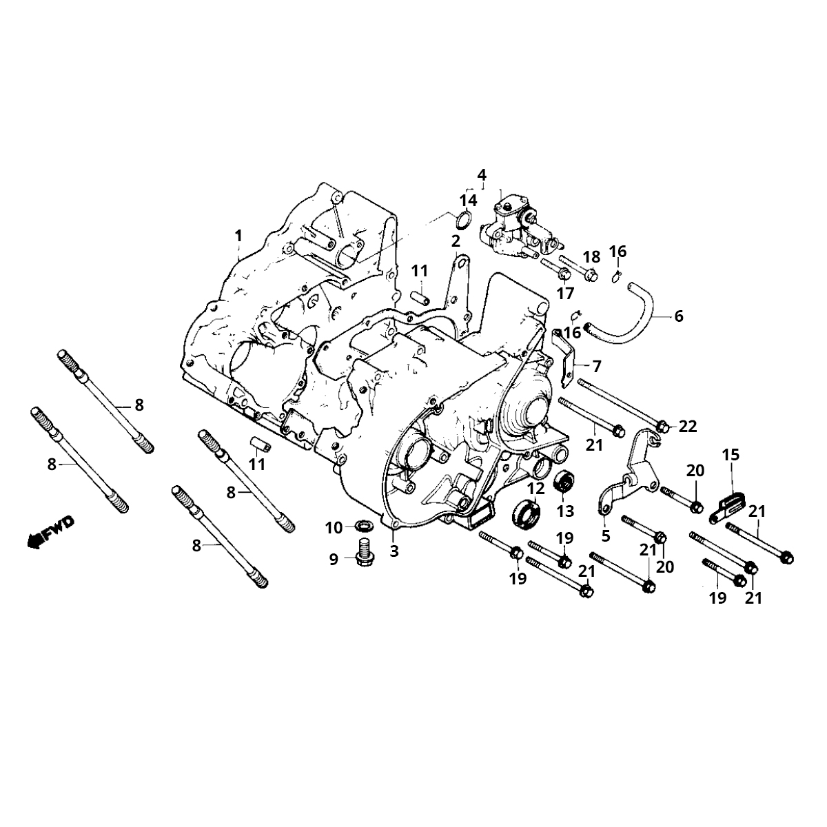 Carters + pompes Honda MB/MT/MTX 50