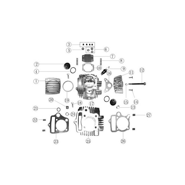 Cylindre/culasse Agm Caferacer